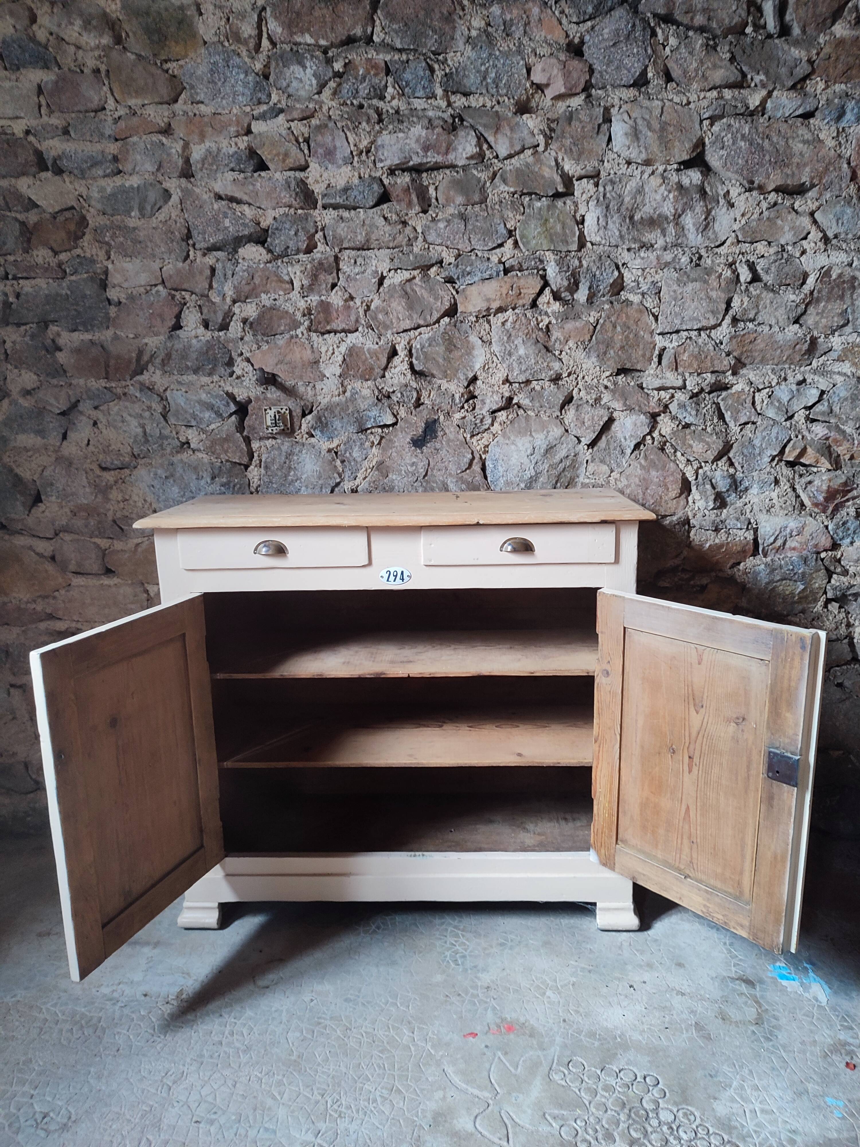 Antique low sideboard