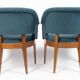 Pair of vintage armchairs by designer Charles Ramos, 1950s.