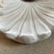 Art Deco shell wall lamp 49cm