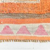 Tapis de couloir vintage orange pâle 3x13, 94x381 cm