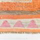 Tapis de couloir vintage orange pâle 3x13, 94x381 cm