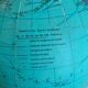 Globe terrestre vintage 1969 Taride tripode mappemonde - 27 cm