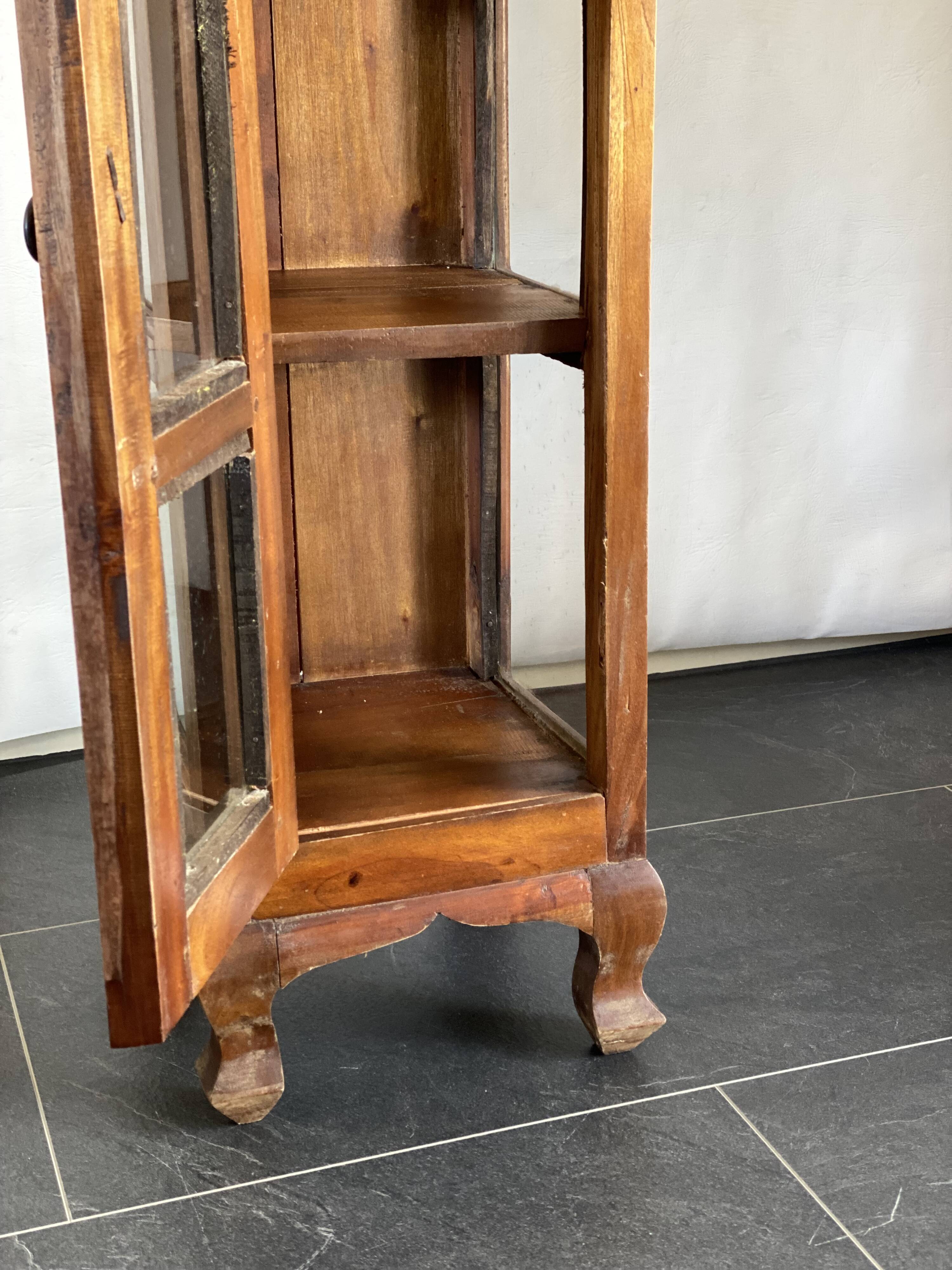 Vintage domed lighthouse curio cabinet