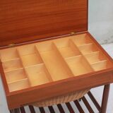 1960s Utensilo in Teak with basket