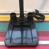 Aluminor metal storage office lamp - black flexible arm vintage 80s