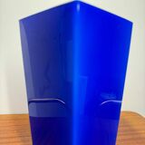 Vintage blue opaline vase