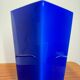 Vintage blue opaline vase