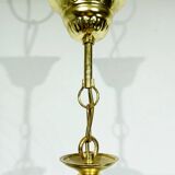 murano and crystal drops chandelier