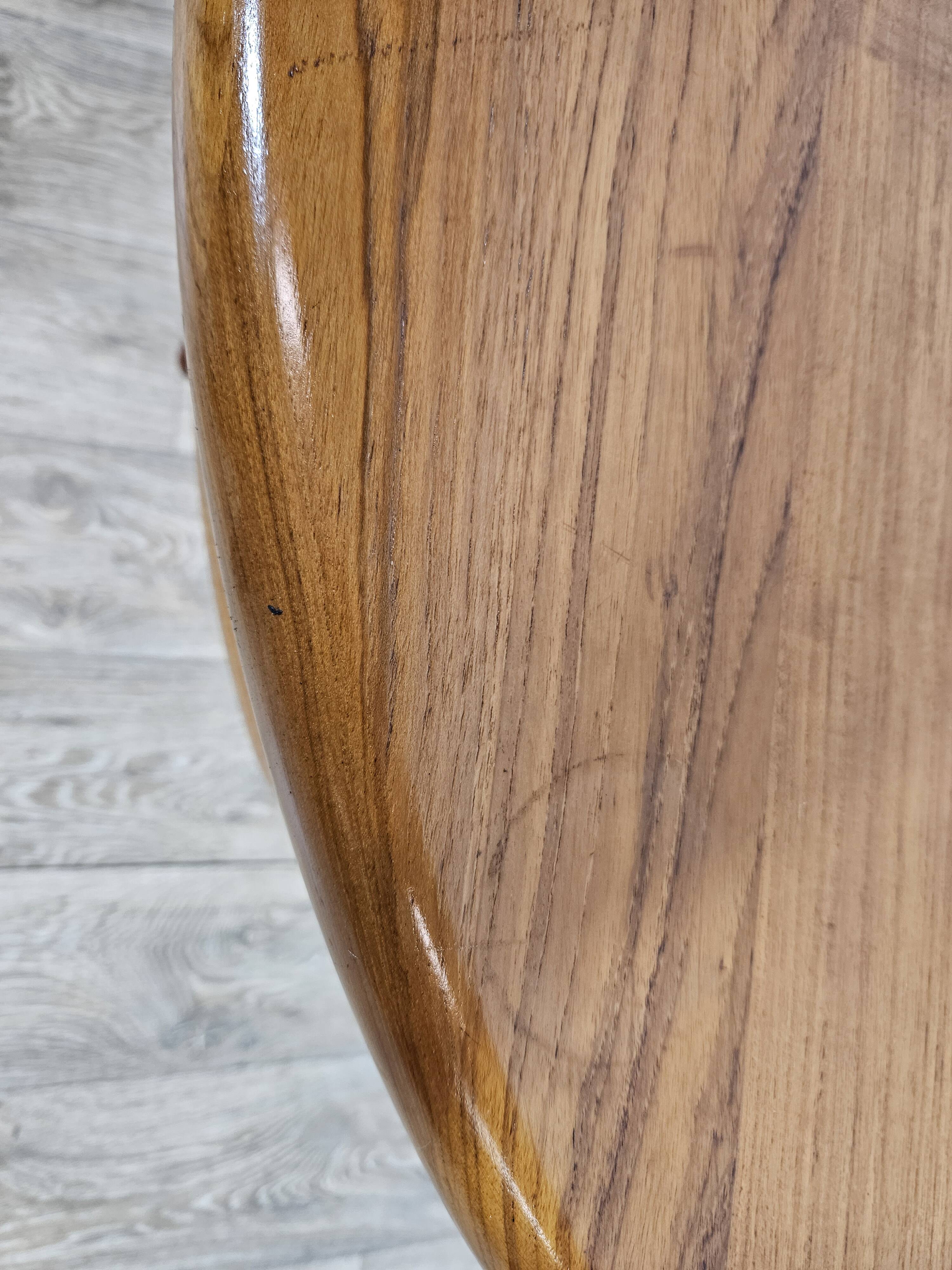 Solid teak TV table with swivel top, Silkeborg, Denmark, 1960s/1970s.