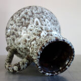 Vintage ceramic vase fat lava West Germany