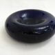 Cobalt blue "tyre" catchall in glass