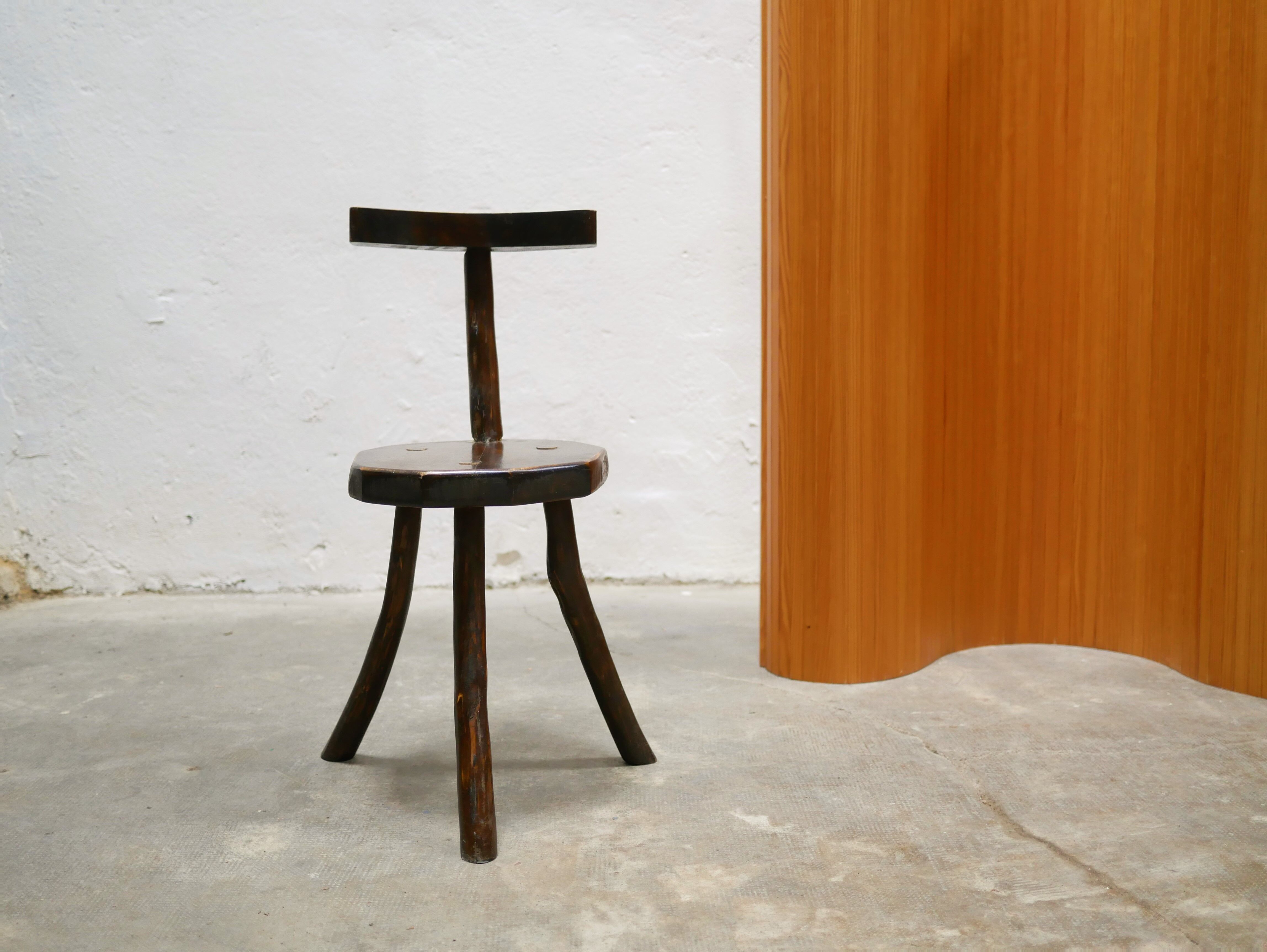 Vintage brutalist chair
