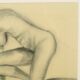 Charcoal Drawing Woman Nude Study Art Framed