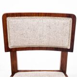 Art Deco dining set, table et 4 chairs, Poland, 1940s