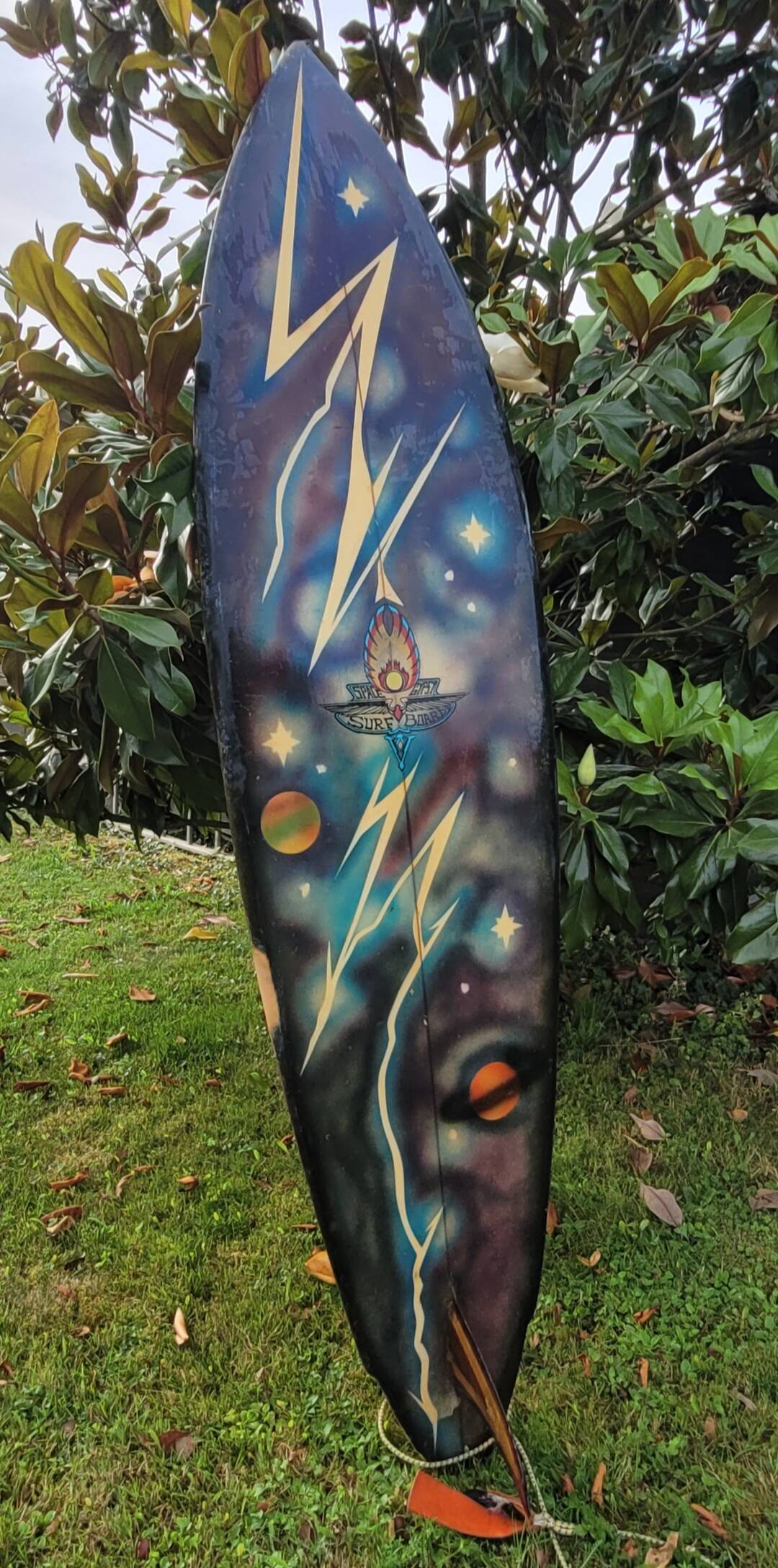 Vintage Danny Garland & Mike Conlan Surfboard for Space-Gypsy 1976