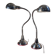paire lampe  de bureau chrome 1970 grand format tres bon etat 70x30