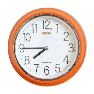 Vintage Rhythm wall clock, Japan, 1970's
