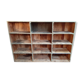 Large old shelf, furniture, library, boutique stand