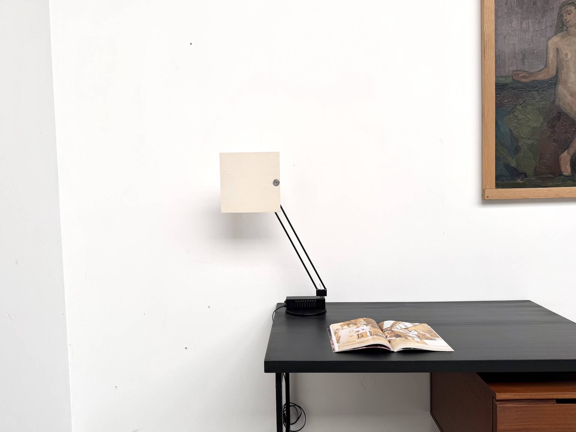 Rare desk/table lamp "WO" by Sacha Ketoff - Aluminor Edition, circ