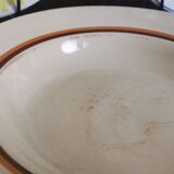 6 old plates mismatched geometric patterns Moulin des Loups, St Amand