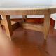 Coffee table in oak and ceramic by GUILLERME ET CHAMBRON