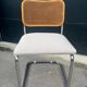 Chaise B32 Marcel Breuer Cesca tissu bouclette