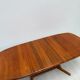 1960s XXL Danish design mid-century solid teak extendable dining table