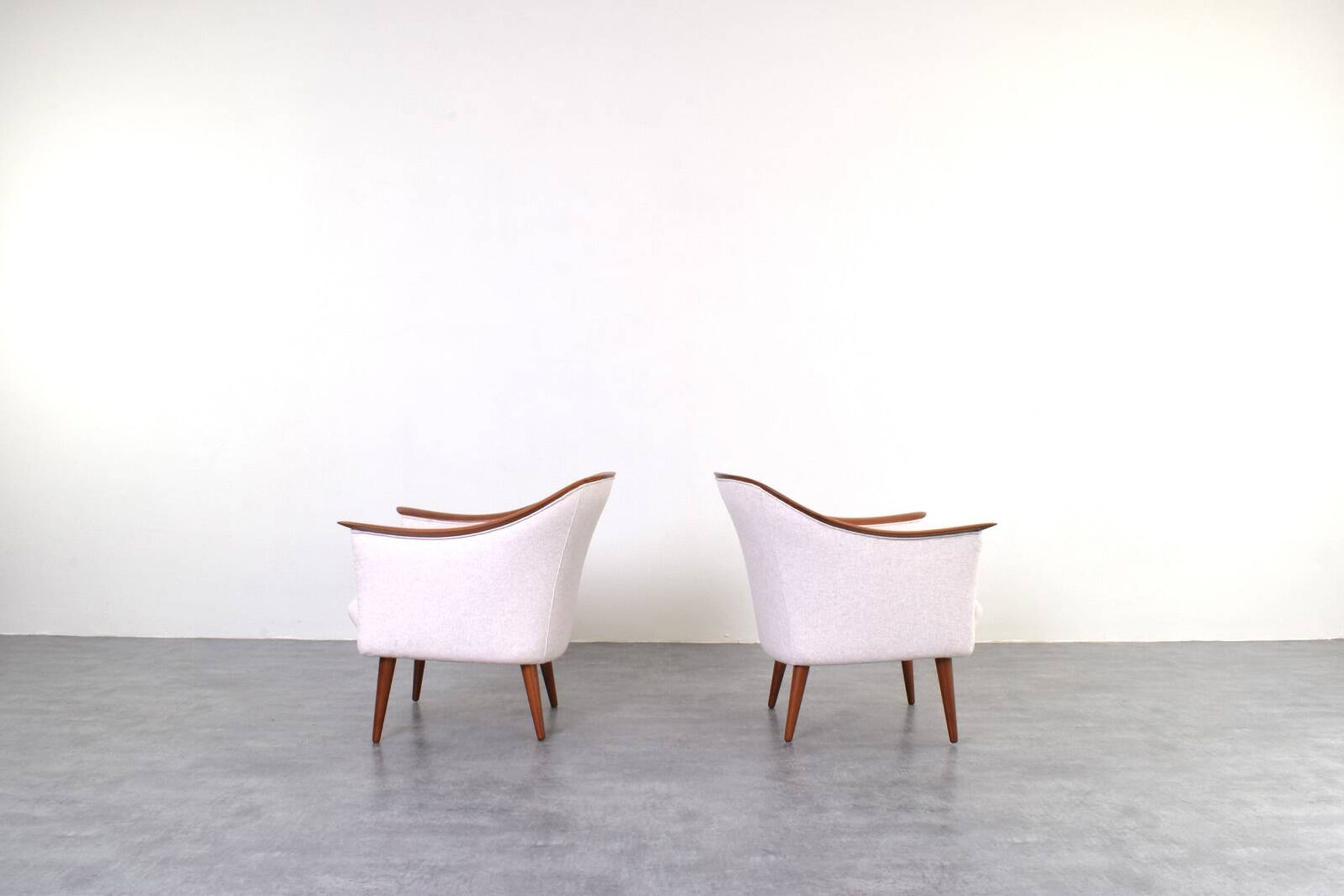 Teak Armchairs by Fredrik Kayser for Vatne Lenestolfabrikk, 1960s, Set of 2
