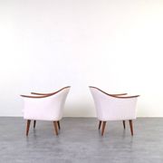 Teak Armchairs by Fredrik Kayser for Vatne Lenestolfabrikk, 1960s, Set of 2