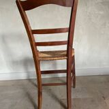 Old mulched chair in light wood