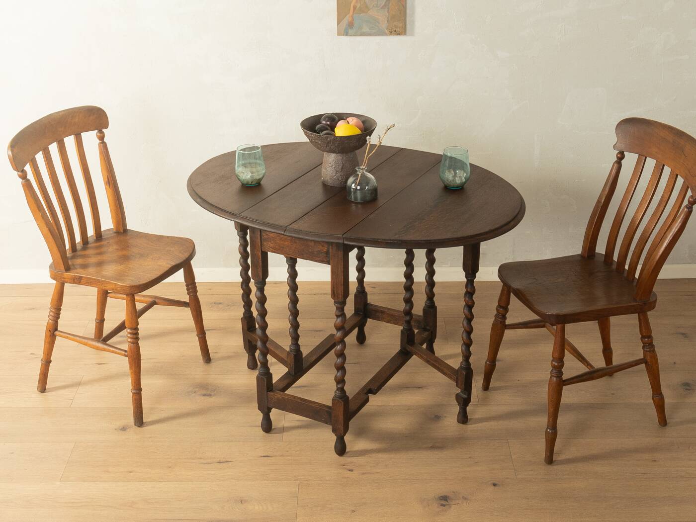 Table à rabats des années 1920