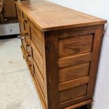 Buffet Sideboard René Gabriel patina 40 50 Vintage Compass Foot