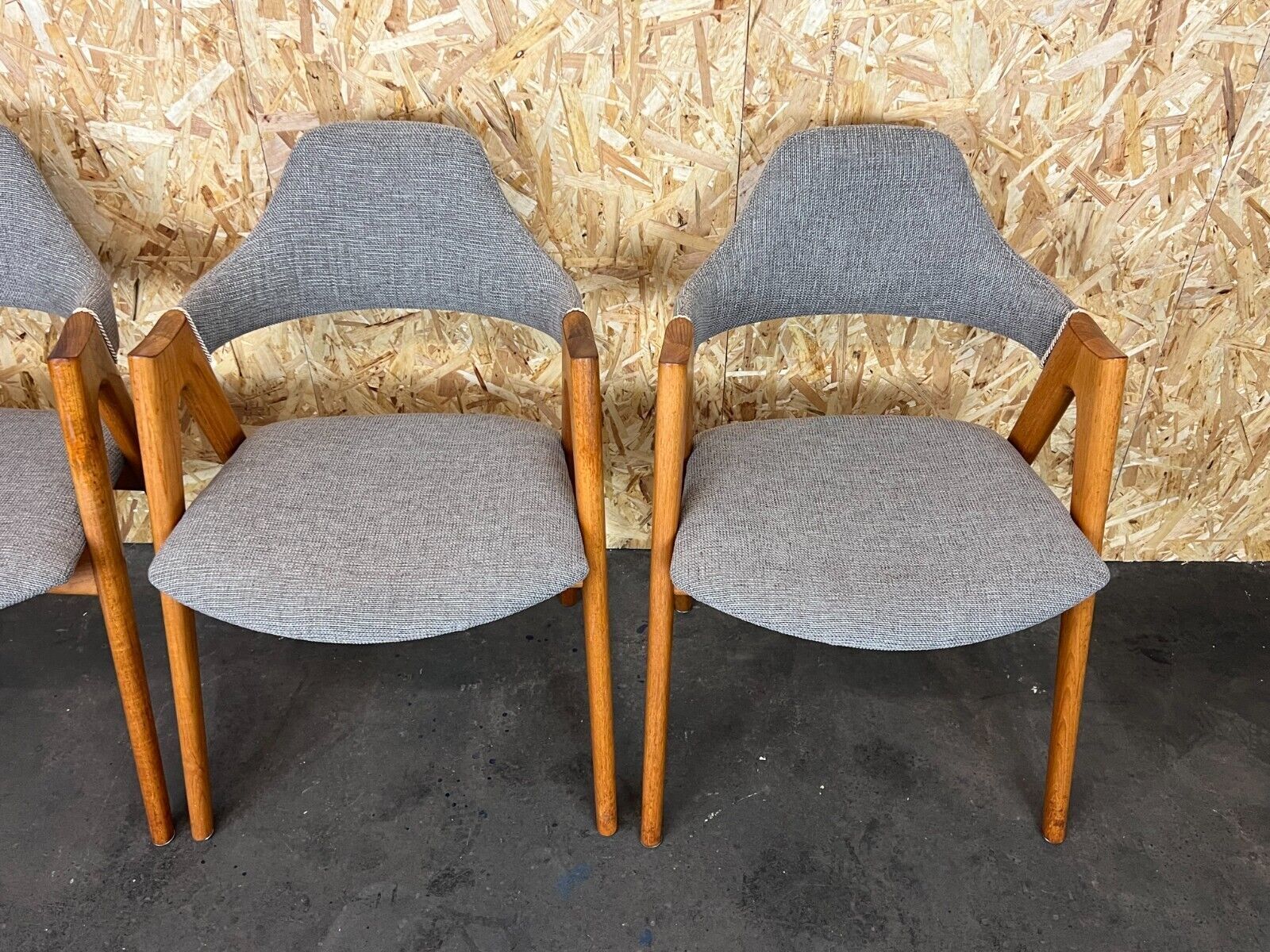 Set of 4 teak chairs by Kai Kristiansen for Sva Møbler Danish Design 60s 70s