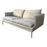 Zanotta 2-seater sofa Wiliam gray fabric