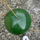 Vintage industrial pendant light farmhouse style old loft green and white lampshade