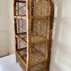 Rattan shelf
