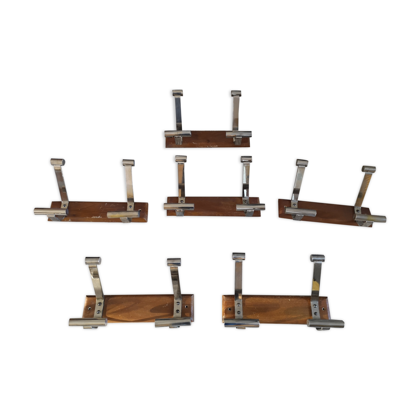 Lot of 6 vintage wall coat 70