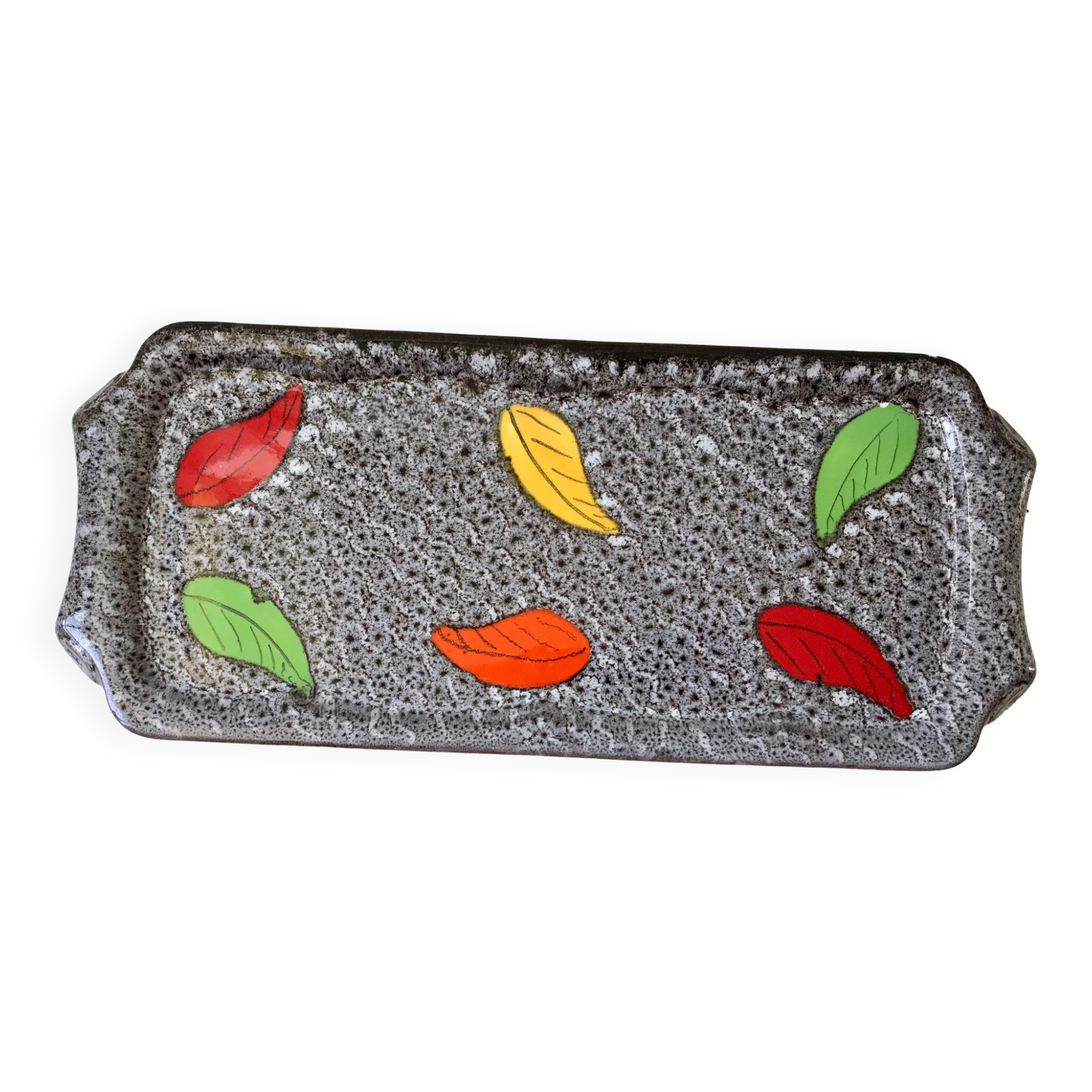 Ceramic cake dish fat lava 70s