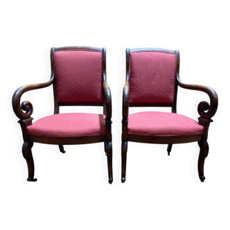 Pair of restoration armchairs (copy)