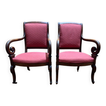 Pair of restoration armchairs (copy)