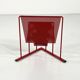 Red magazine rack by Markus Börgens for D-Tec, 1980