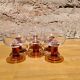Suite of 6 wine glasses 70s