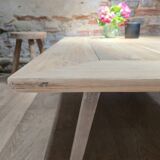 Very large teak coffee table