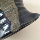 Stoneware pitcher Saint-Père, deep blue nuanced glaze