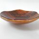 Vintage cup dish Digoin Sarreguemines 1960 mahogany