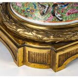 Very important Satsuma porcelain lamp