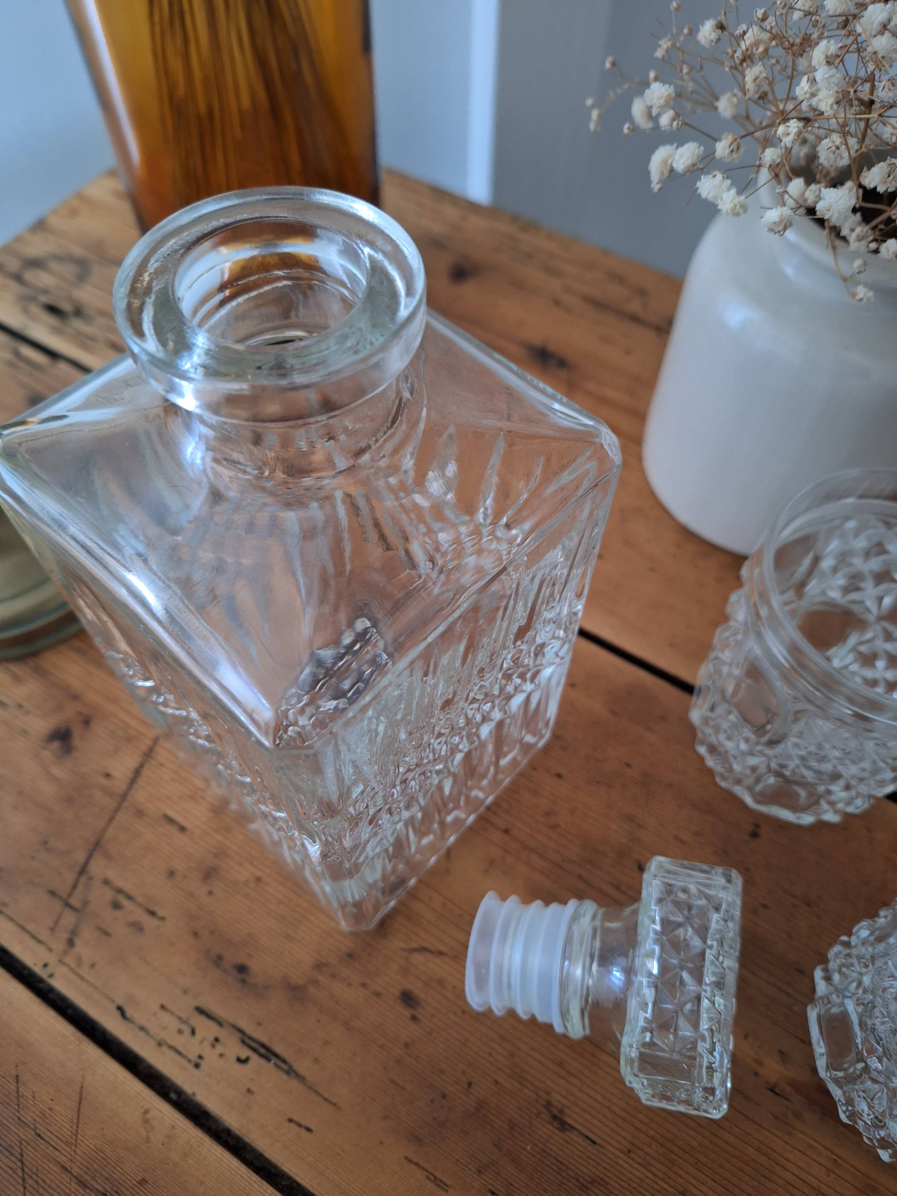 Vintage whiskey decanter
