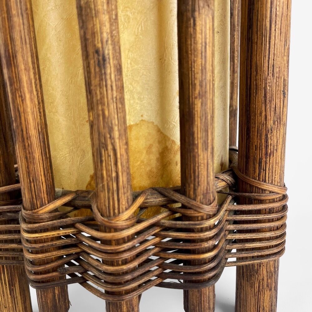 Wooden lamp jungle 80s