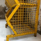 Industrial storage shelves yellow