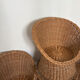 Ensemble salon rotin et osier vintage